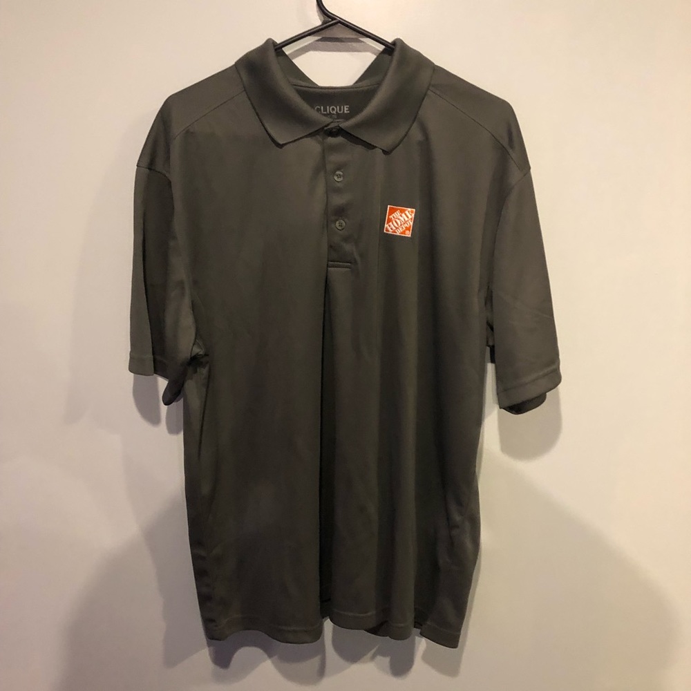 Homedepot stitched  breathable golf tee shirt
